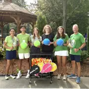 FIRST SERVE donates equipped tennis carts to Roswell academy