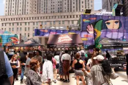 Weekly outdoor street food market Smorgasburg Atlanta opening in South Downtown